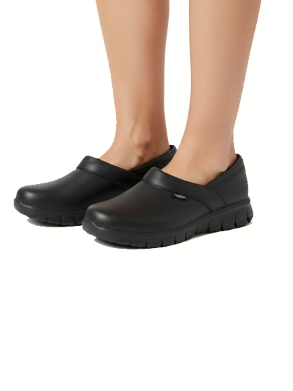 Skechers Work Women's Relaxed Fit Slip Resistant Work Shoe Black Size 8